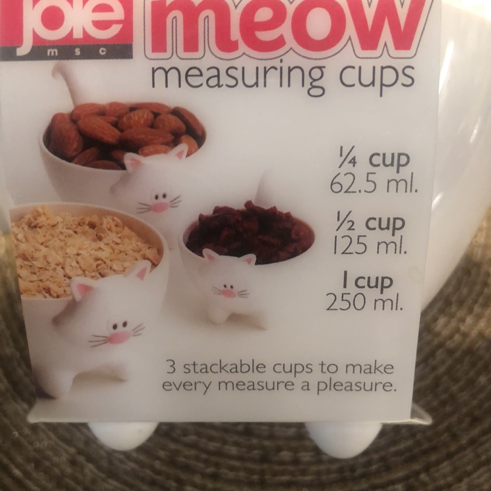 JOIE MEOW Measuring Cups Set - Picture 4 of 5